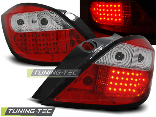 LED Upgrade Design Rückleuchten für Opel Astra H (5-Türer) 04-09 rot/klar